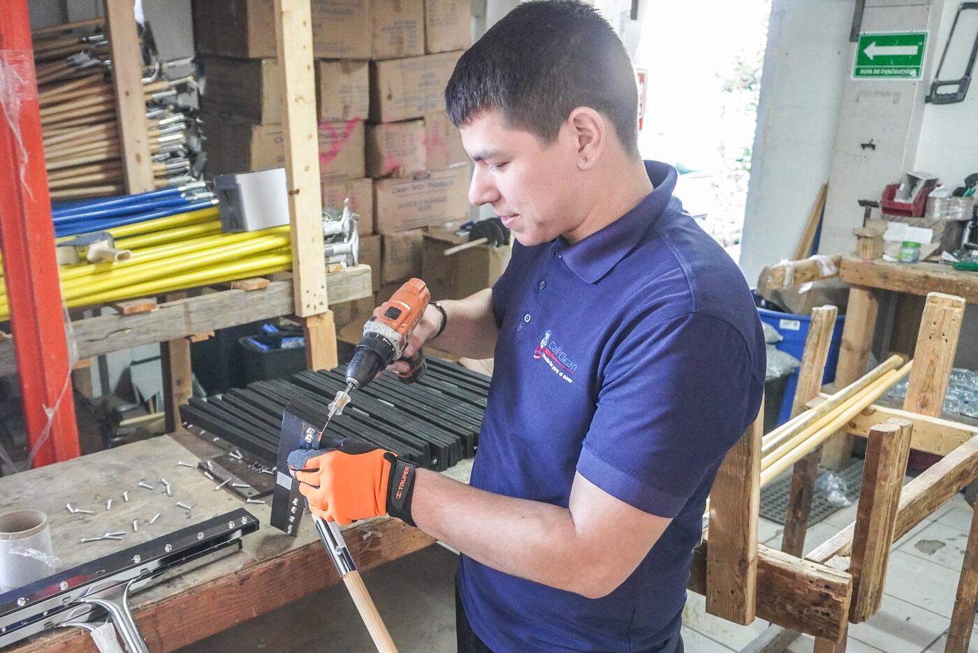 Línea de fabricación de mops